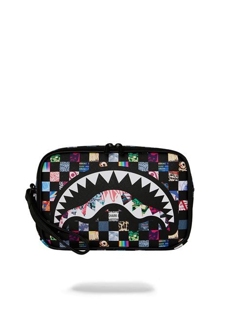 Pochette con stampa SPRAYGROUND | 910B9441NSZCRAZY CHECK TOILETRY BRICK